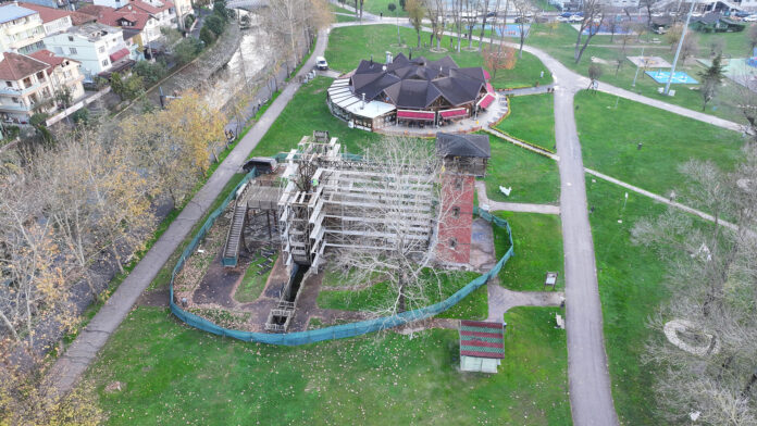 Sakarya'nın simgesi Tarihi Çark'ta su yeniden akacak, ziyaretçilere yeni seyir alanı