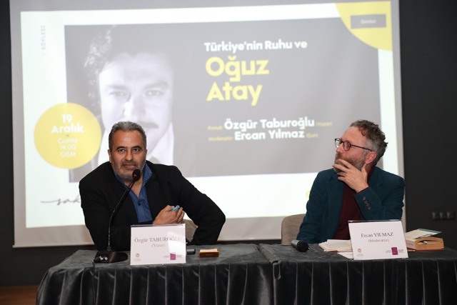 Oğuz Atay’ın eserleri Sakarya’da Ercan Yılmaz ve Özgür Taburoğlu ile ele alındı