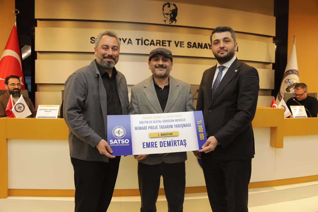 Sakarya'da Üretim ve Dijital Dönüşüm Merkezi Mimari Yarışmasının Ödül Töreni Gerçekleştirildi