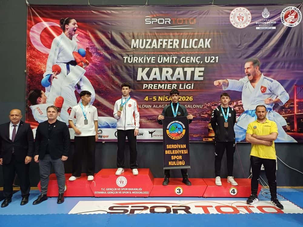 Bedirhan Efe, İstanbul’daki Karate Premier Ligi’nde 63 Kiloda Türkiye Üçüncüsü Oldu